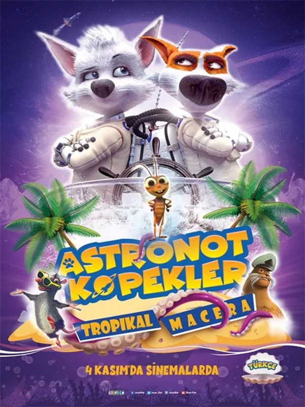 Astronot Köpekler Tropikal Macera